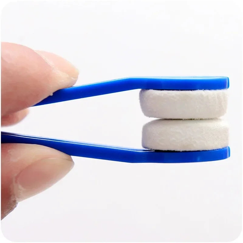 Two-Sided Microfiber Glasses Cleaning Brush